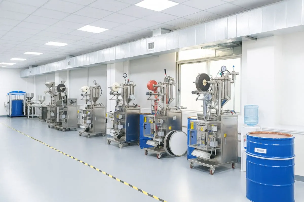 grease sachet filling workshop