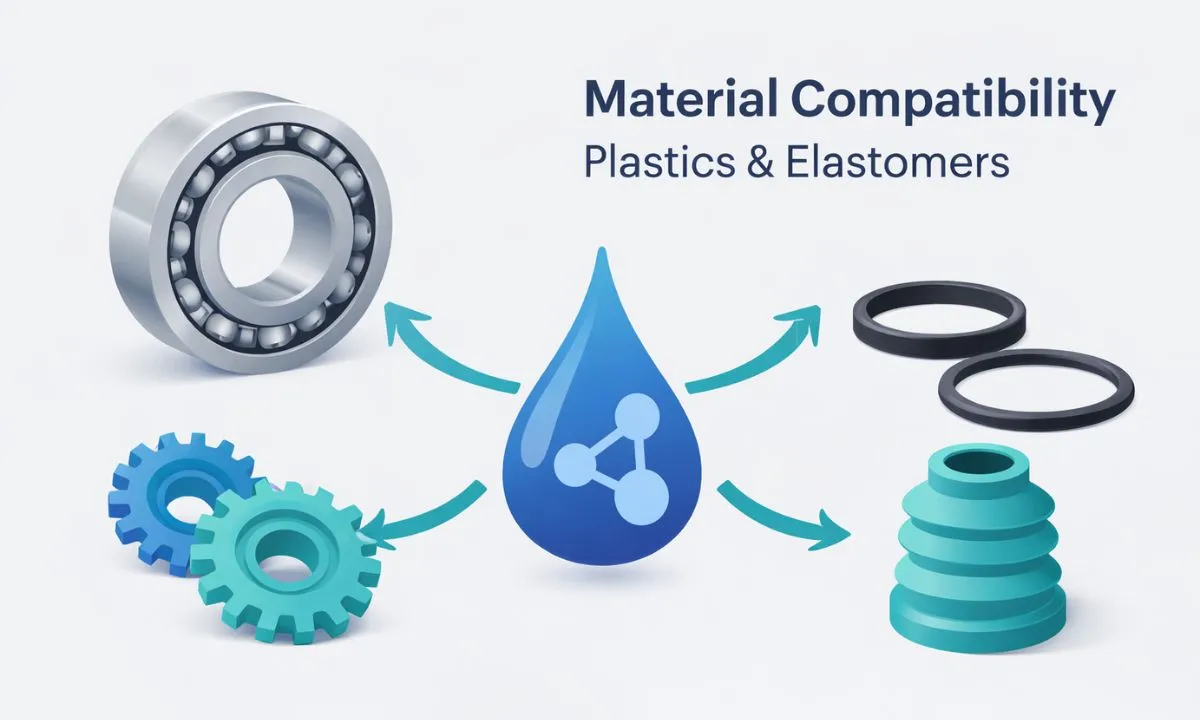 good material compatibility of pfpe grease
