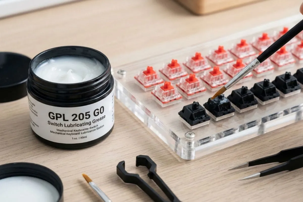 pfpe grease used on mechanical keyboard