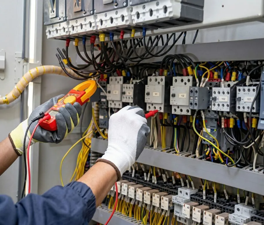 Industrial electrical maintenance