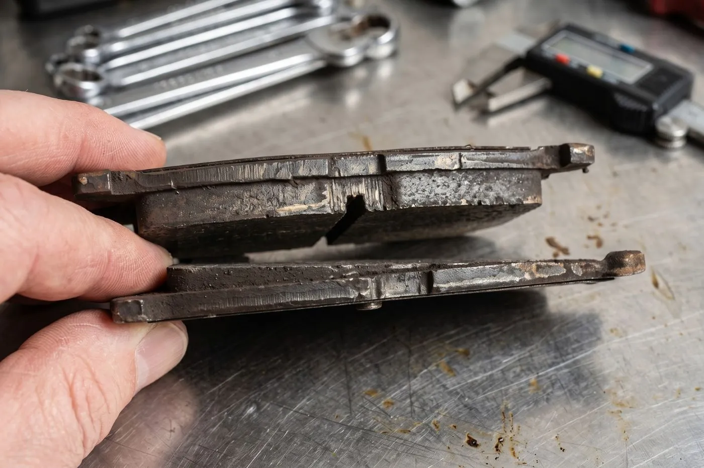 uneven brake pad wear