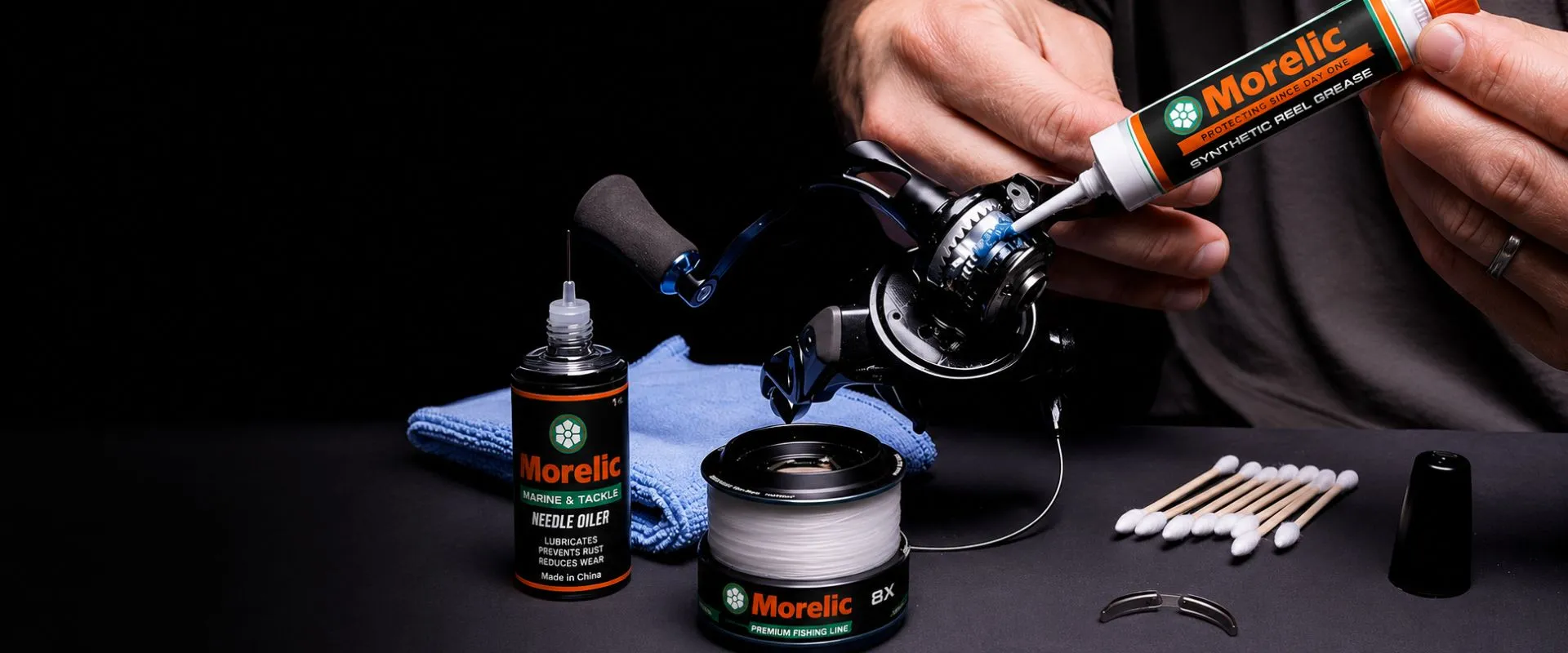 Fishing Reel Lube Background