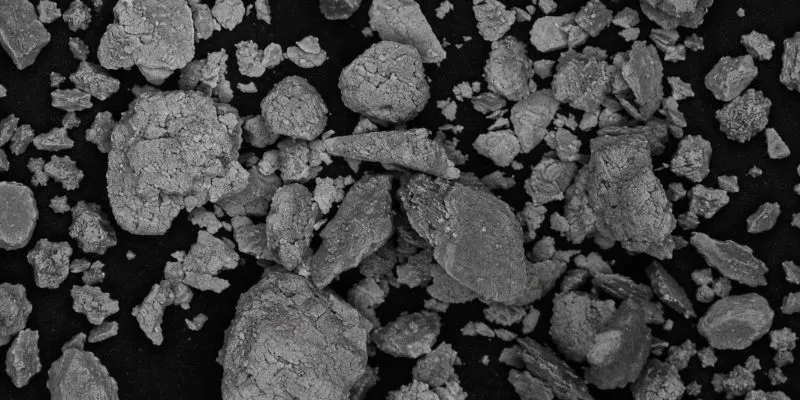 molybdenum ore fine particle MoS2 powder and large particle MoS2 powder - large