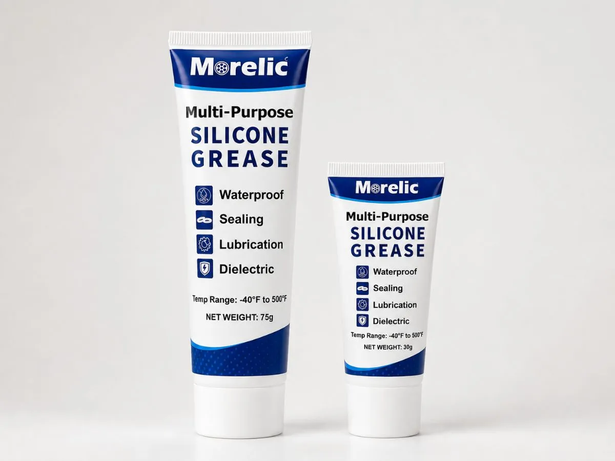 macro silicone grease on O-ring or valve seal